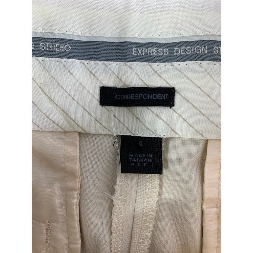 Express Design Women's Ivory Casual Pants - Picture 3 of 7